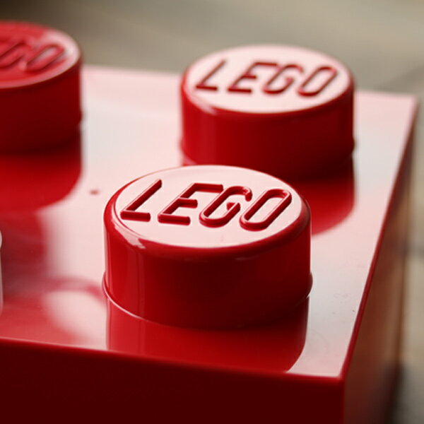 クーポン！収納ボックス「LEGO」ストレージブリック（4）【レゴ おもちゃ箱 収納 スタッキング フタ付き】