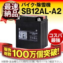 SB12AL-A2■■YB12AL-A2 YB12AL-A FB12AL-A GM12AZ-3A-2 GM12AZ-3A-1に互換■■スーパーナット【長寿命・長期保証】国産純正バッテリーに迫る性能比較を掲載中【バイク・除雪機バッテリー】