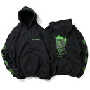 【半額 50%OFF 楽天スーパーSALE 2倍ポイント】 ALLY&DIA Ally and Dia アリーアンドダイア 山嵐 Hoodie Parka テング プルオーバーフーディー TENGU PULLOVER AD19SP003 山嵐 YAMAARASHI MIXTURE ミクスチャー ロックバンド 通販 オシャレ かっこいい モテる