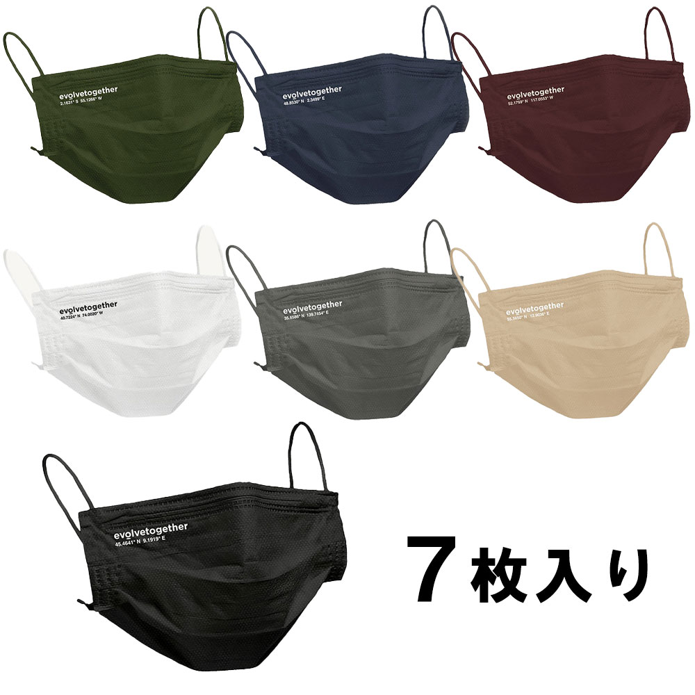 <strong>evolve</strong><strong>together</strong> エヴォルブトゥゲザー 7 face masks pack EV-201 <strong>マスク</strong> ブランド ストリート ストリート系 人気 デザイン おしゃれ コーデ