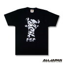 PSP武藤ベア半袖Tシャツ(迷彩グレー/黒)＜全日＞