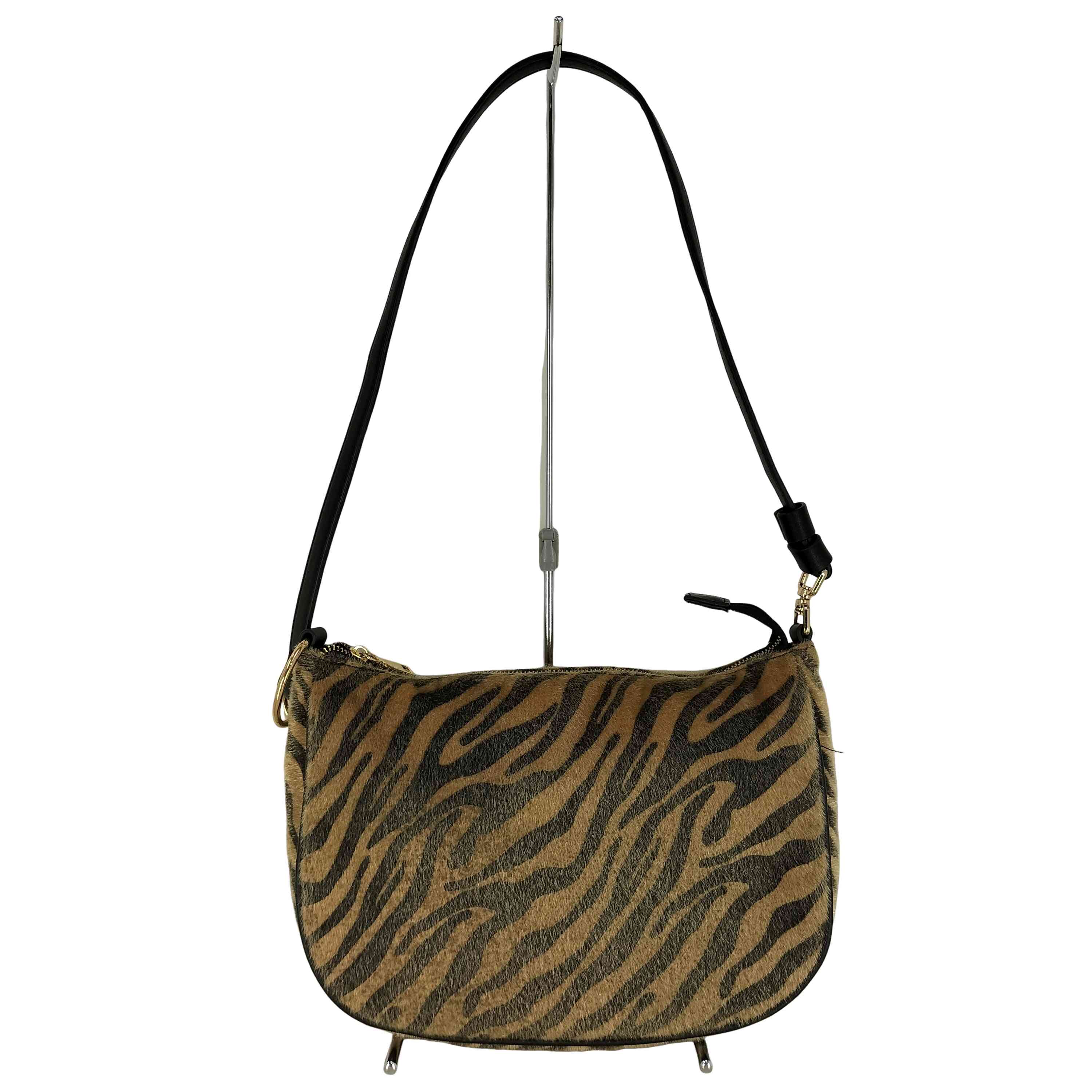 【中古】ユーズドフルギ USED古着 Y2K ハラコ レオパード ショルダーバッグ レディース 表記無