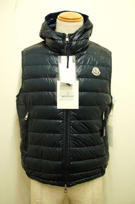 ★送料無料★MONCLER(モンクレール) PATRICK（パトリック） フードダウンベスト 【メンズ】【中古】2013アイテム【古着】【10P20Dec13】