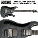 シェクター SCHECTER / HELLRAISER HYBRID C-1 FR S ブラック(黒)ヘルレイザー ハイブリッド フロイドローズ サスティニアック ダイヤモンドシリーズ 送料無料