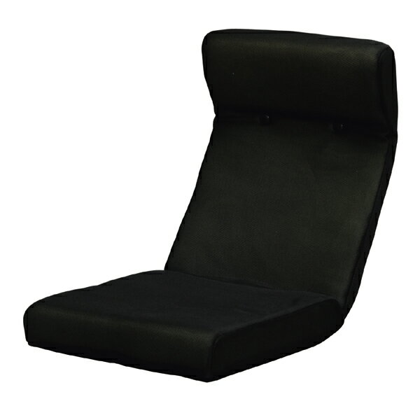 リラックス　フロアチェアZC-8　ブラック　座椅子【アイリスオーヤマ】