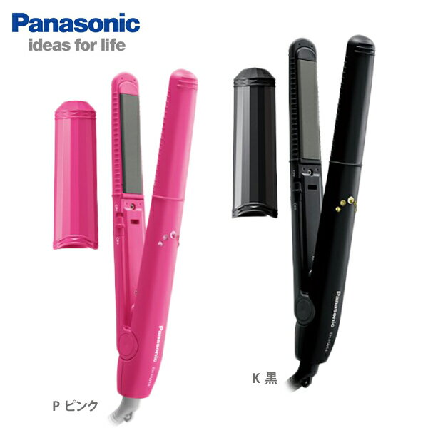 Panasonic〔パナソニック〕　2WAYヘアーアイロン　カール＆ストレート　ミニコテ　EH-HW14　K・P　黒・ピンク【TC】【K】