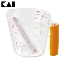 ★対象商品4時間ポイント10倍:20:00~23:59★【計量カップ 日本製】貝印 見やすい計量カップ(600ml)【ml表示 電子レンジ可 計り 計量】KaiHouseSELECT 000DH7024【D】【RCP】