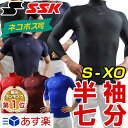 最大10%引クーポン ネコポス可 日本製!野球用品 SSK フィットアンダーシャツ ローネック 丸首 ハイネック 半袖 7分袖 一般用 限定 BU1516 あす楽 タイムセール 旧メール便可 夏物 父の日 プレゼント