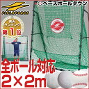 最大12%引クーポン 野球 練習 ネット 硬式 軟式 ソフトボール対応 2m×2m 専用バッグ
