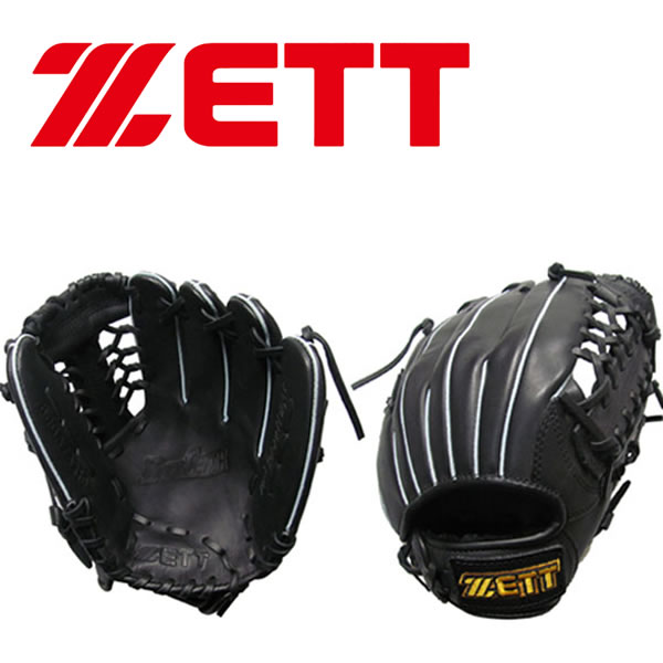 ★ZETTコインケースおまけ＜野球用品/少年軟式グラブ＞ZETT(ゼット) デュアルキャッチ ブラック サイズM(身長目安130〜145cm) 2012年モデル BJGA73210-1900-LH