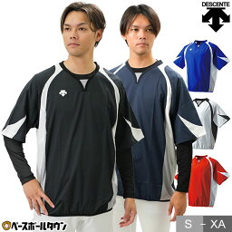 野球 ウインドシャツ シャカシャカ <strong>半袖</strong> デサント 大人 ウインドジャック <strong>ピステ</strong> ウインドブレーカー 軽量 防風 PJ321B PJ-321B 一般