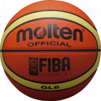 ＜バスケットボール＞molten/モルテン GL6 6号球(国際公認球/検定球) BGL6