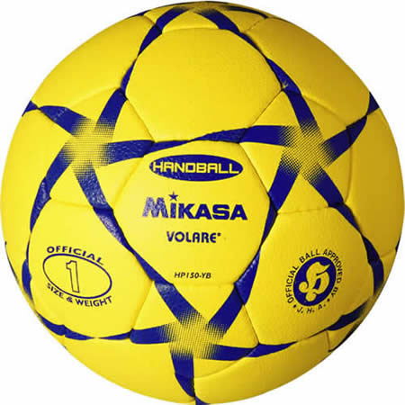★＜ハンドボール＞MIKASA(ミカサ) 検定球1号 屋外用検定球 黄 HP150-YB