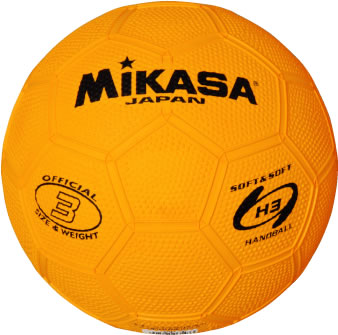 ★＜ハンドボール＞MIKASA(ミカサ) 練習球3号 学校教材 黄 HR3-Y