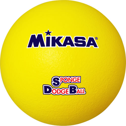 ★＜ドッジボール＞MIKASA(ミカサ) スポンジドッジボール 軽量約135g 黄 STD-18-Y★1万2千円お買上につきスポーツ小物おまけ(〜8/17 9:59)★7千円以上お買上で送料無料(〜8/21 9:59)