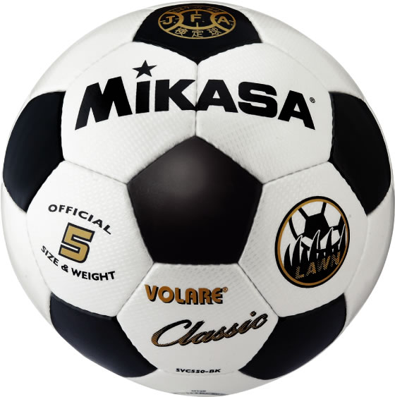 ★＜サッカーボール＞MIKASA(ミカサ) ボラーレクラシック 検定球5号 ラテックスチューブ 芝用 白/黒 SVC550-WBK【マラソン201207_趣味】【マラソン1207P05】★1万2千円お買上につきスポーツ小物おまけ(〜7/13 9:59)★7千円以上お買上で送料無料(〜7/17 9:59)