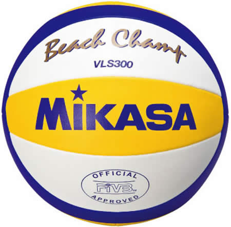 ★＜ビーチバレーボール＞MIKASA(ミカサ) 国際公認球 白/黄/青 VLS300