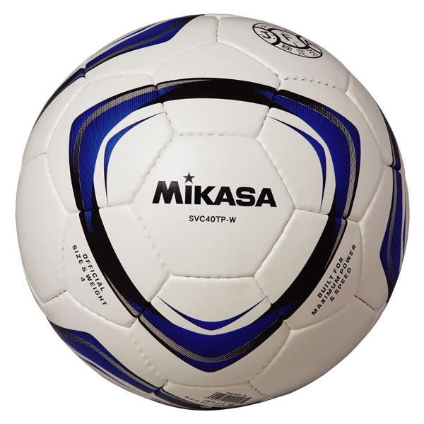 ★＜サッカーボール＞MIKASA(ミカサ) 4号検定球 手縫い 白 SVC40TP-W