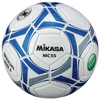 最大10%引クーポン ミカサ サッカーボール 検定球5号 貼り 白青 MC55-WBLNの画像
