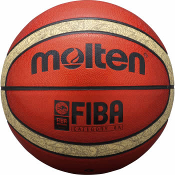 ★＜バスケットボール＞molten(モルテン) リベルトリアコンペティション 6号球 インドア・アウトドア対応 国際公認球 ブラウン×クリーム B6T5000