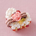 ビーズマニア 【復刻版】ガトー・ショコラ・ドゥ・ローズ(ホワイトチョコ) ビーズキット/スイーツ/手芸/レシピ/作り方/ビーズ キット 【あす楽対応】