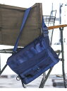 【dl】BEAMS MEN BRIEFING × BEAMS PLUS / 別注 “Fleet Messenger Bag” NAVY ビームス メン【送料無料】