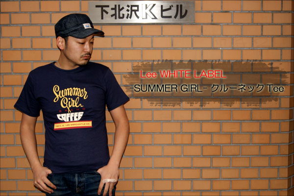 Lee WHITE LABELWAREHOUSE(꡼ۥ磻ȥ졼٥ߥϥ)SUMMER GIRL 롼ͥåTee[SSTee]