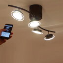 【送料無料】ledシーリングライト 照明 おしゃれ 天井 リモコン付 北欧 インテリア ルジック インテリア| 天井照明 シーリング ライト 照明器具 スポット スポットライト リビング用 居間用 リビングライト 寝室 bluetooth スピーカー