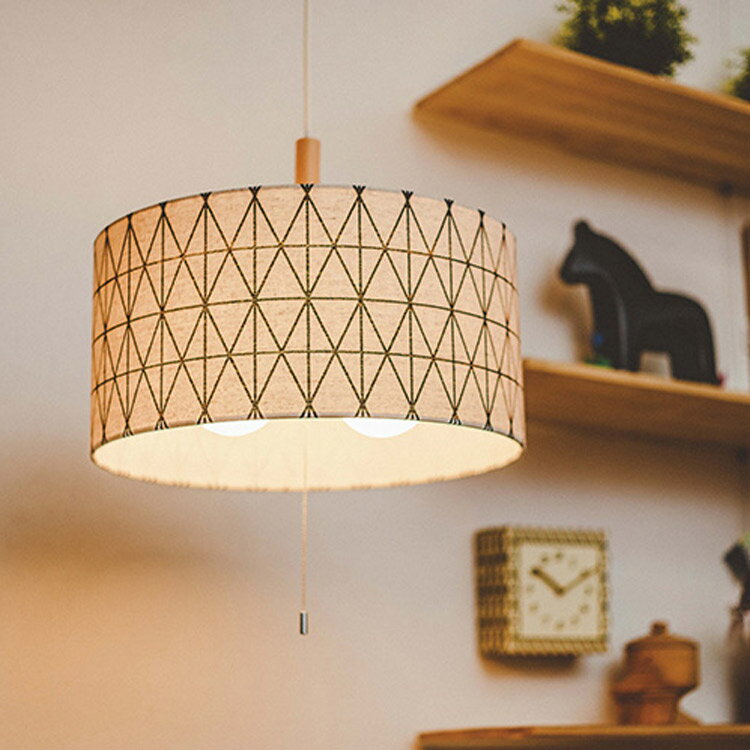 10%OFFクーポン利用可★【送料無料】ペンダントライト 2灯 オレフォスペンダントランプ[ORREFORS PENDANT LAMP]LT-1641 インターフォルム[interform]|間接照明 照明器具 E26 led 木 レトロ 北欧 寝室 おしゃれ かわいい インテリア ペンダント ライト 電気 天井照明