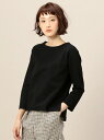 BEAUTY & YOUTH UNITED ARROWS BY リップルボートネック8分袖カットソー ビューティ&ユース ユナイテッドアローズ【送料無料】