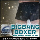 ビッグバンボクサー 【男性用 メンズ インナー パンツ 下着 陰イオン繊維 磁気繊維 磁力イオン サイズアップ 遠赤外線】