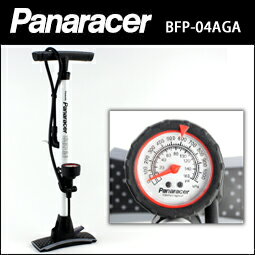 Panaracer(パナレーサー) フロアポンプ アルミバレル (ゲージ付)（米式・仏式バルブ対応）【BFP-04AGA】自転車　空気入れ