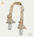 WISH BORN オーガニックコットン ハンカチクリップ カンガルー ベビー用品 出産祝い おしゃれ かわいい 日本製 女の子 男の子 赤ちゃん