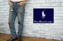 ★SALE PRICE★【POLO by Ralph Lauren】ラルフローレン リペアパッチ カスタム スリム ジーンズ"BOBBY"【あす楽対応】