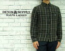 DENIM&SUPPLY デニム&サプライ ライト フランネル チェック シャツ ■