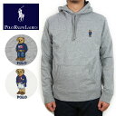POLO by Ralph Lauren ラルフローレン ポロベアー スウェット パーカー ホワイト/グレーあす楽
