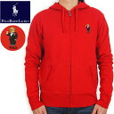 ラルフローレン POLO Ralph Lauren ポロベアー フルジップ スウェット パーカー レッドあす楽