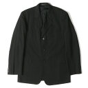 Yohji Yamamoto(Ys) ジャケット ヨウジヤマモト ウール レーヨン 3B テーラードジャケット COSTUME D HOMME アーカイブ ブラック 黒 4 アウター ブレザー【メンズ】【中古】【K3499】