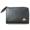 vivienne westwood RED LABEL ヴィヴィアン ウエストウッド レッドレーベル コインケース ブラック 黒 小銭入れ カードケース レザー 牛革 オーブ おしゃれ シンプル 普段使い 【レディース】【中古】【新品同様】【K3616】