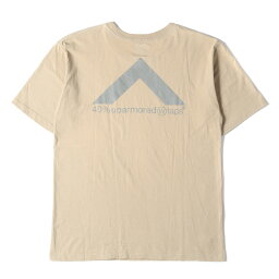 WTAPS <strong>ダブルタップス</strong> Tシャツ サイズ___L 40% UPARMOREDロゴ クルーネック 半袖 Tシャツ 40PCT UPARMORED TEE 19AW ベージュ トップス カットソー 【メンズ】【中古】【K4064】