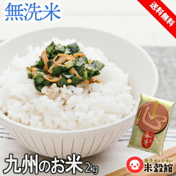 【おためし、仕送り、個食におすすめ】<strong>無洗米</strong> <strong>2kg</strong> <strong>無洗米</strong> 心 こころ <strong>2kg</strong>×1個 九州産 米 2キロ 送料無料令和5年産九州産