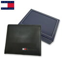 トミーヒルフィガー 財布 二つ折り 31TL25X020 メンズ レディース TOMMY HILFIGER トミー 二つ折り財布 ウォレット ブラック 黒 ブランド レザ- 本革 革 ギフト プレゼント 新社会人 フレッシャーズ 新生活 ビジネス プレゼント ギフト 父の日