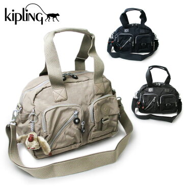 【キプリング kipling ボストンバッグ(2WAY仕様) Defea　k13636　BLACK（900）、TRUEBLUE（511）、WARMGREY（828）】【3-0030】ベーシックコレクション　DEFEA デフィア　ミニボストンバッグ　斜めがけバッグ　ショルダーバッグ　斜め掛け　2WAYバッグ