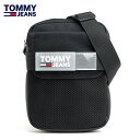 トミージーンズ ショルダーバッグ ブラック アーバン リポーター AM0AM04836【ip-0664】TOMMY JEANS URBAN REPORTER ウエストポーチ シンプル ロゴ リフレクター ミニバッグ メンズ レディース 男女兼用 コンパクト プレゼント ギフト 父の日