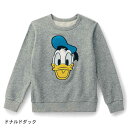 【Disney】ディズニー サガラ(刺繍)裏毛トレーナー 「...