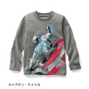 【Marvel】マーベル 長袖Tシャツ 「キャプテン・アメリ...