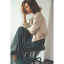 シフォンプリントロングスカート ◆ S M L LL 3L ◆ ◇ ベルメゾン レディース ボトムス スカート ロング マキシ丈 ◇(DP)