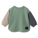【ベルメゾン】 パイピングキルト プルオーバー 「スモーキーグリーン系」 ◆ 80 90 95 ◆ ◇ ベビー 服 ベビー 服 新生児 男の子 女の子 ベビー 用品 新生児服 出産祝い ギフト プレゼント トップス ◇