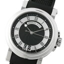 【中古】【仕上げ済み】【保証書付き】【2016年8月記載】BREGUET ブレゲ マリーン マリーン2 ラージデイト ギョーシェ シースルーバック 5817ST/92/5V8 【自動巻】【メンズ】【腕時計】
