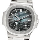 【最大3万円OFFクーポン配布中!2/26~】【仕上げ済み】【保証書2016年6月記載】PATEK PHILIPPE パテック・フィリップ ノーチラス パワーリザーブ ムーンフェイズ プチコンプリケーション 5712/1A-001【中古】【自動巻】【メンズ】【腕時計】